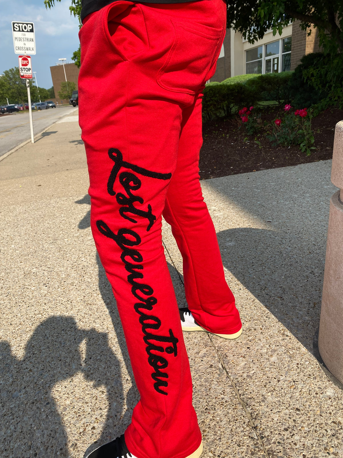 Lost Generations 2 Stacked Sweatpants - Red – Todays Man Store