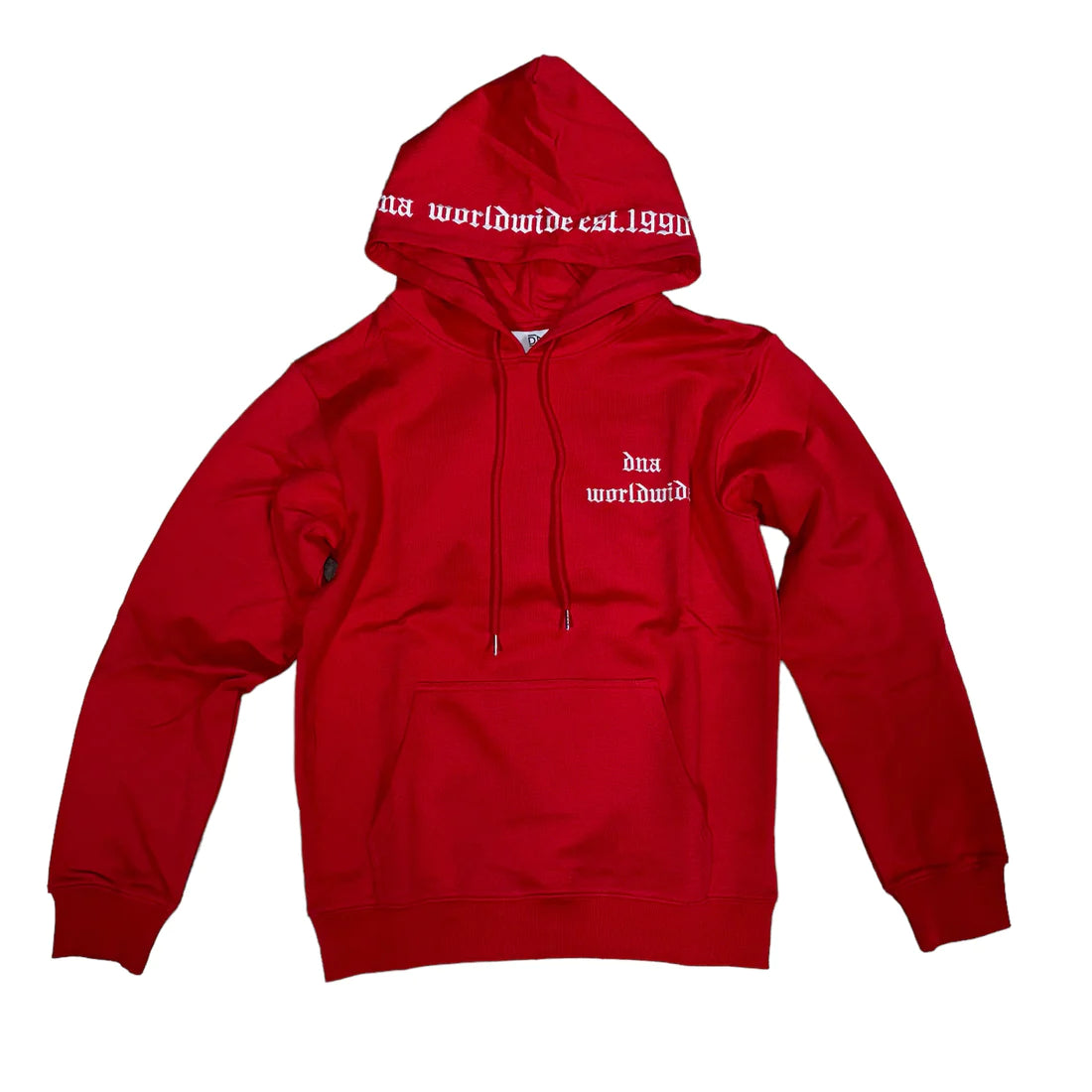 DNA Worldwide Map Hoodie - Red/White