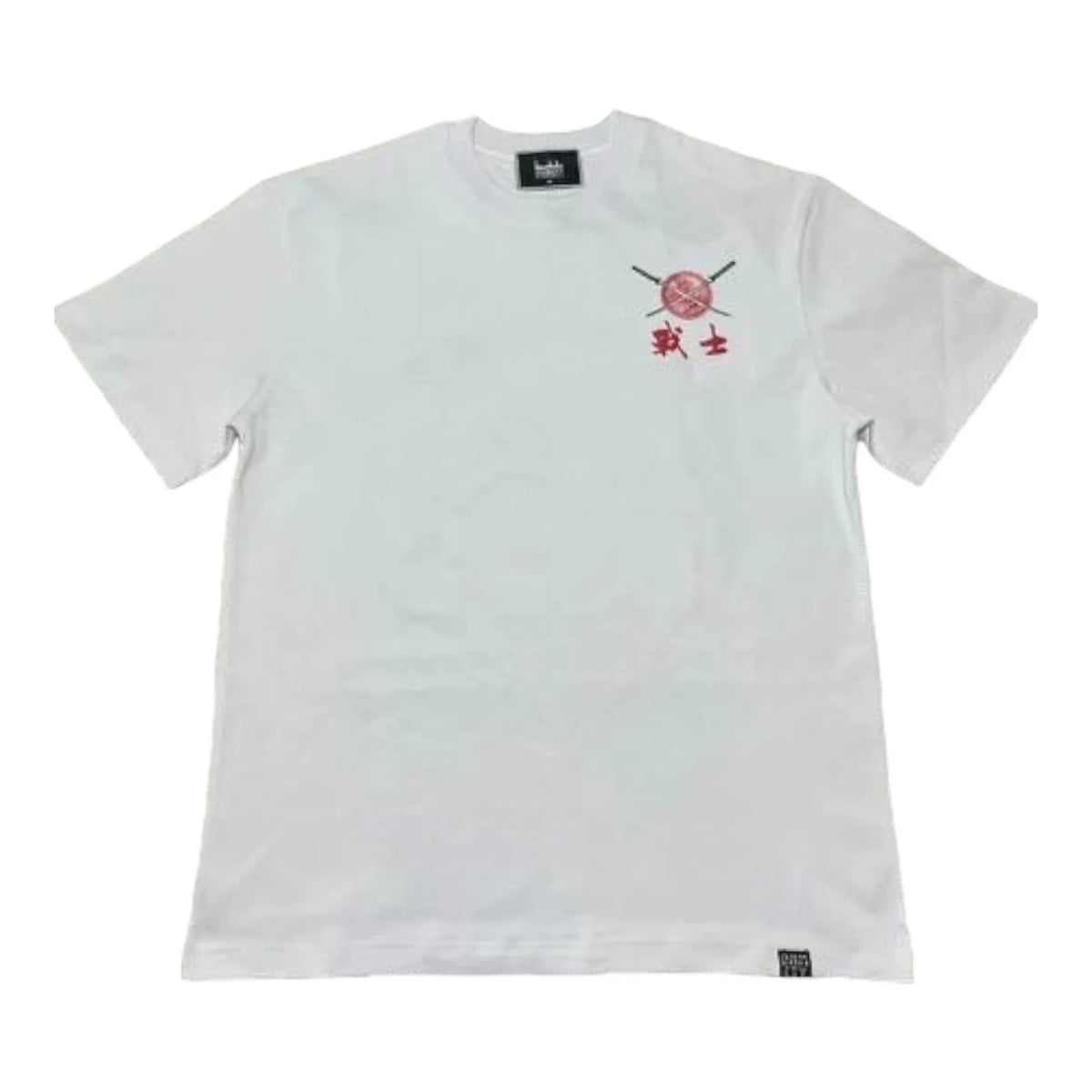 Warrior Puff Print Tee - White/Red