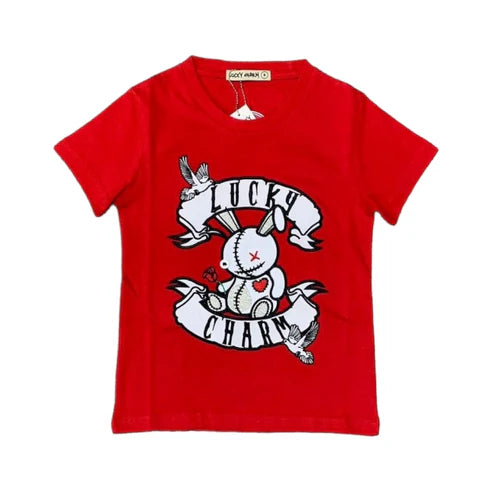 'Lucky Charm Heaven' Kids T-Shirt - Red