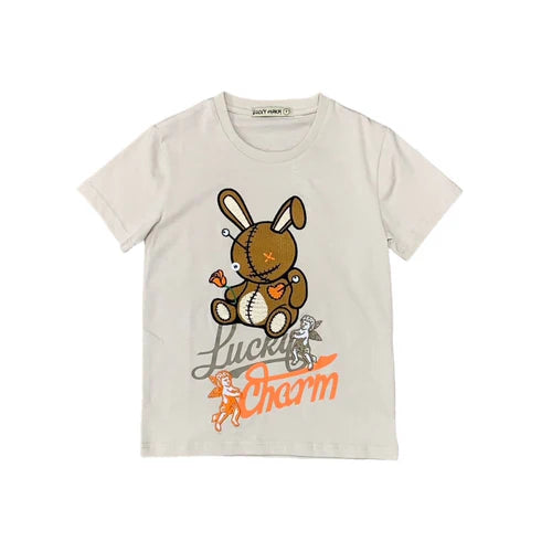 'Lucky Charm Angel' Kids T-Shirt - Sand