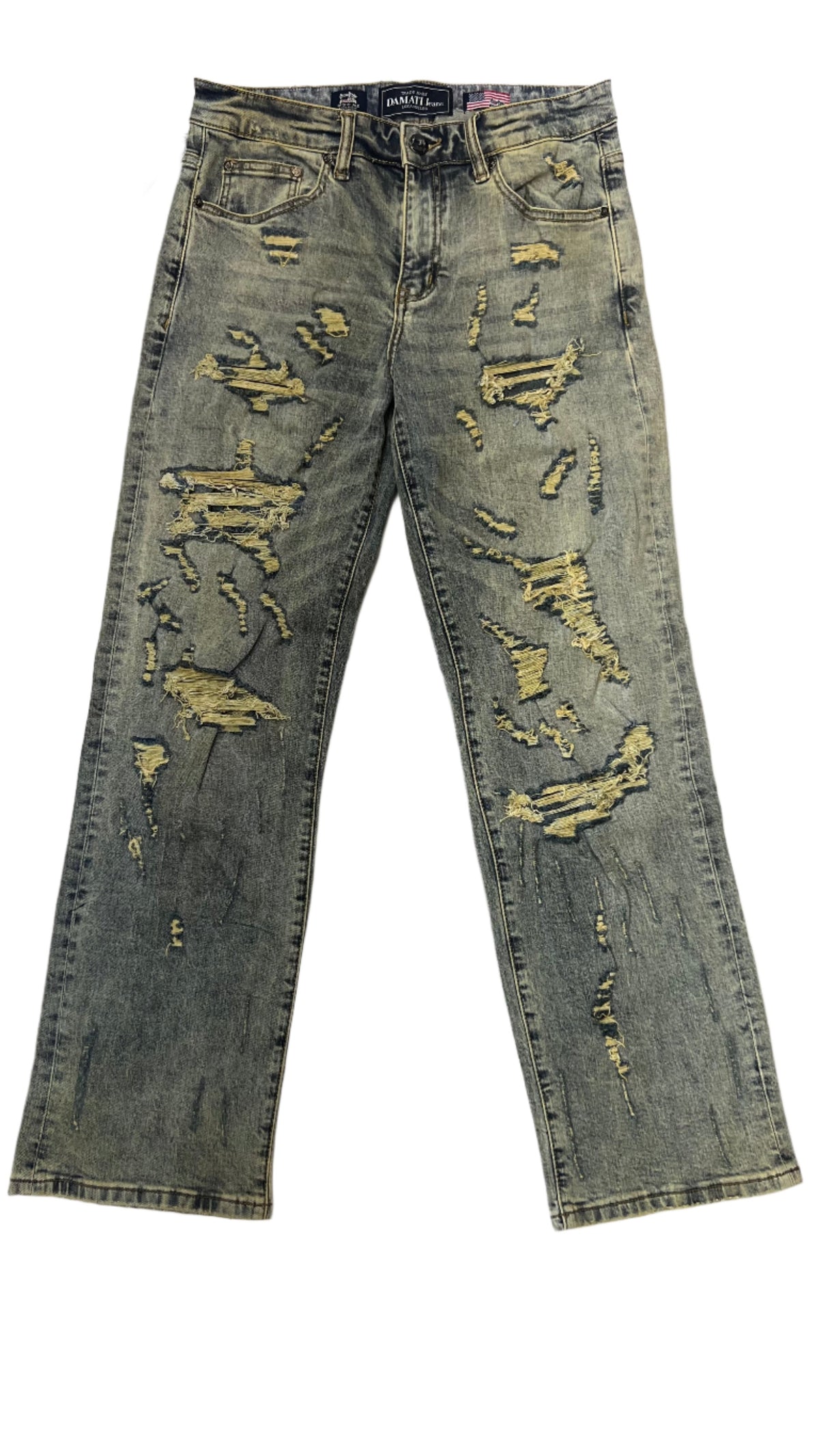 Damati - Strappato Premium Non Stretch - Vintage Washed - DMT - 24 - 006