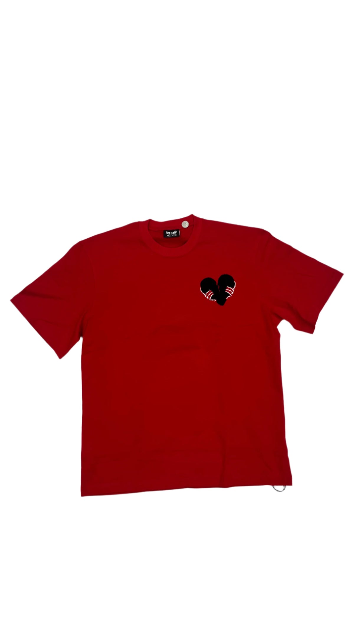 Damati - Heart Club Heavy Weight S/S Premium Tee - RST - 009 - Red