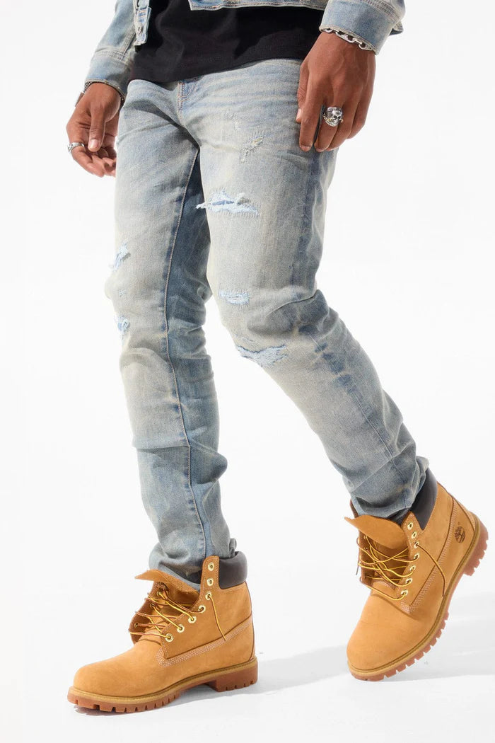 JC - Collins - Meadowlands Azure Denim Jeans - Antique