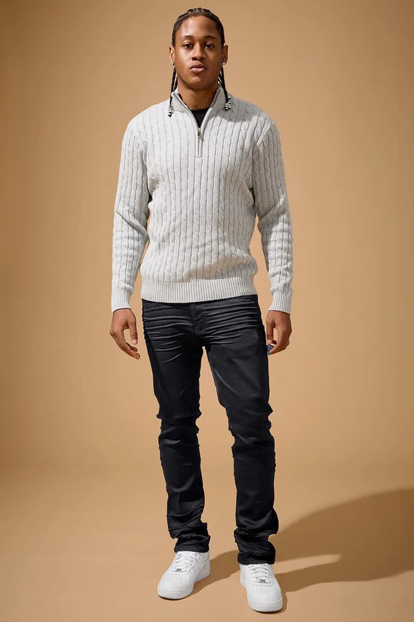 Straight Fit - Obsidian Denim (Black)