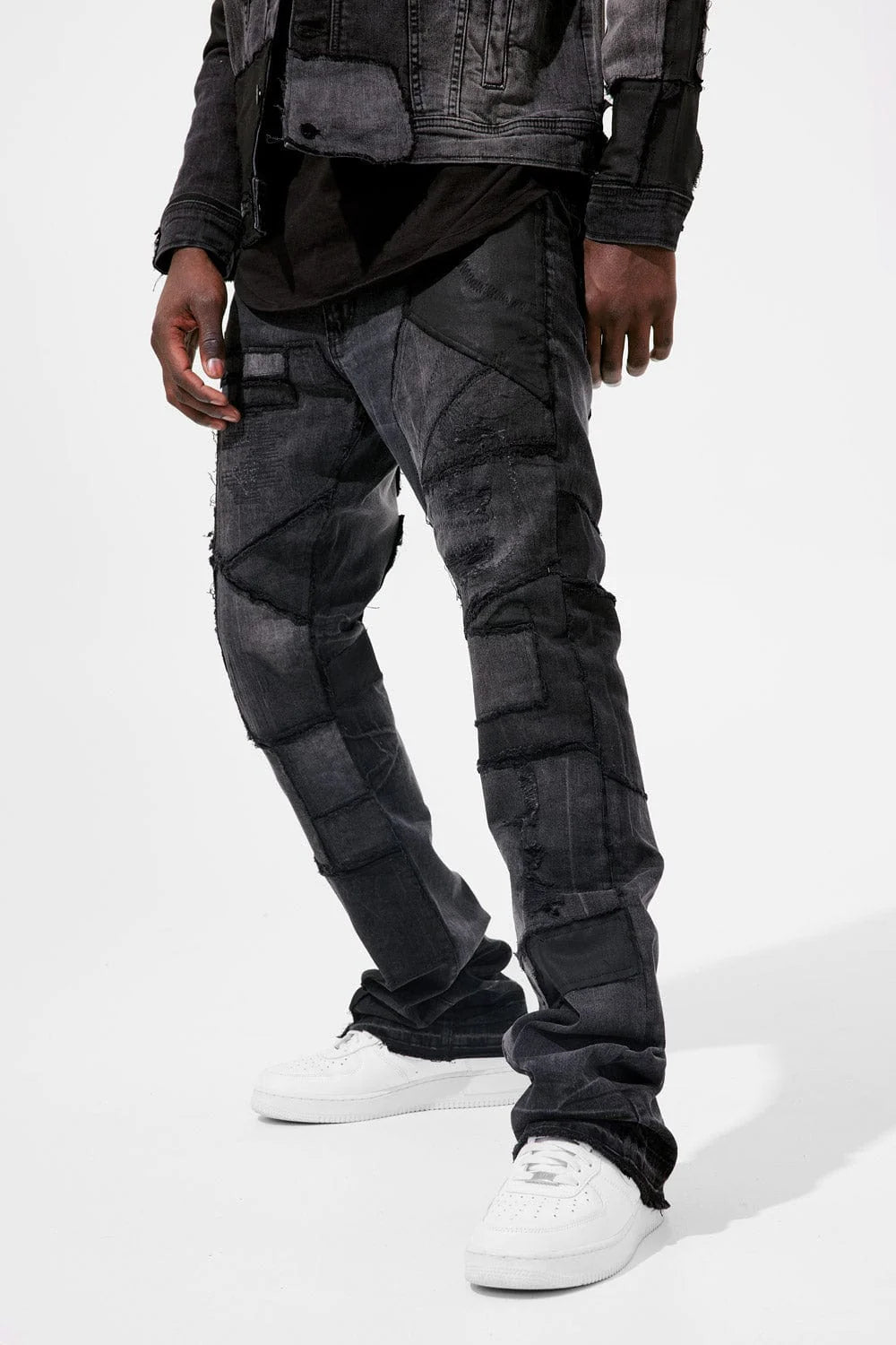 Ross Stacked - Lawless Denim -  Black Shadow - JRF1114