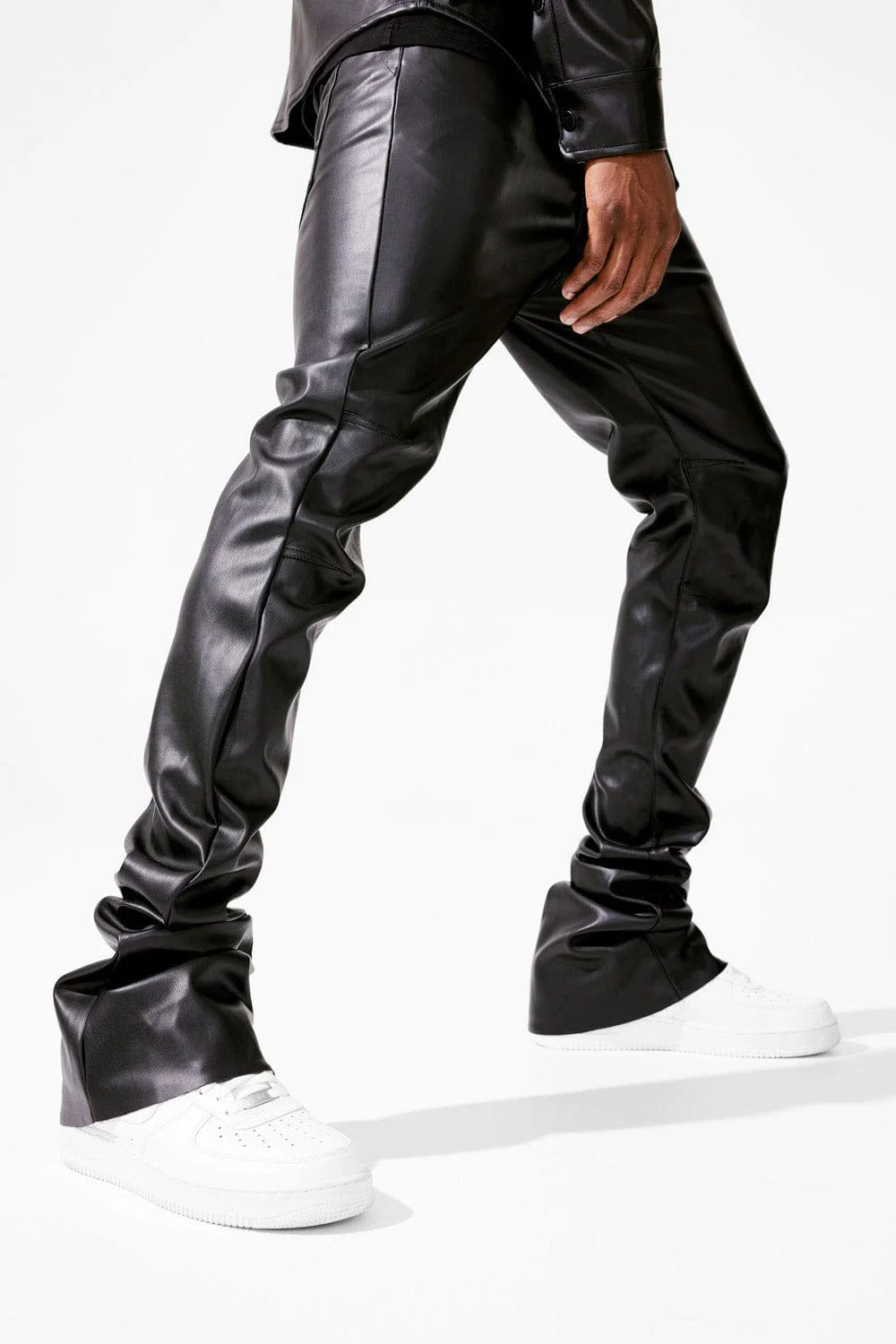 Ross Stacked - Thriller Pants - Black