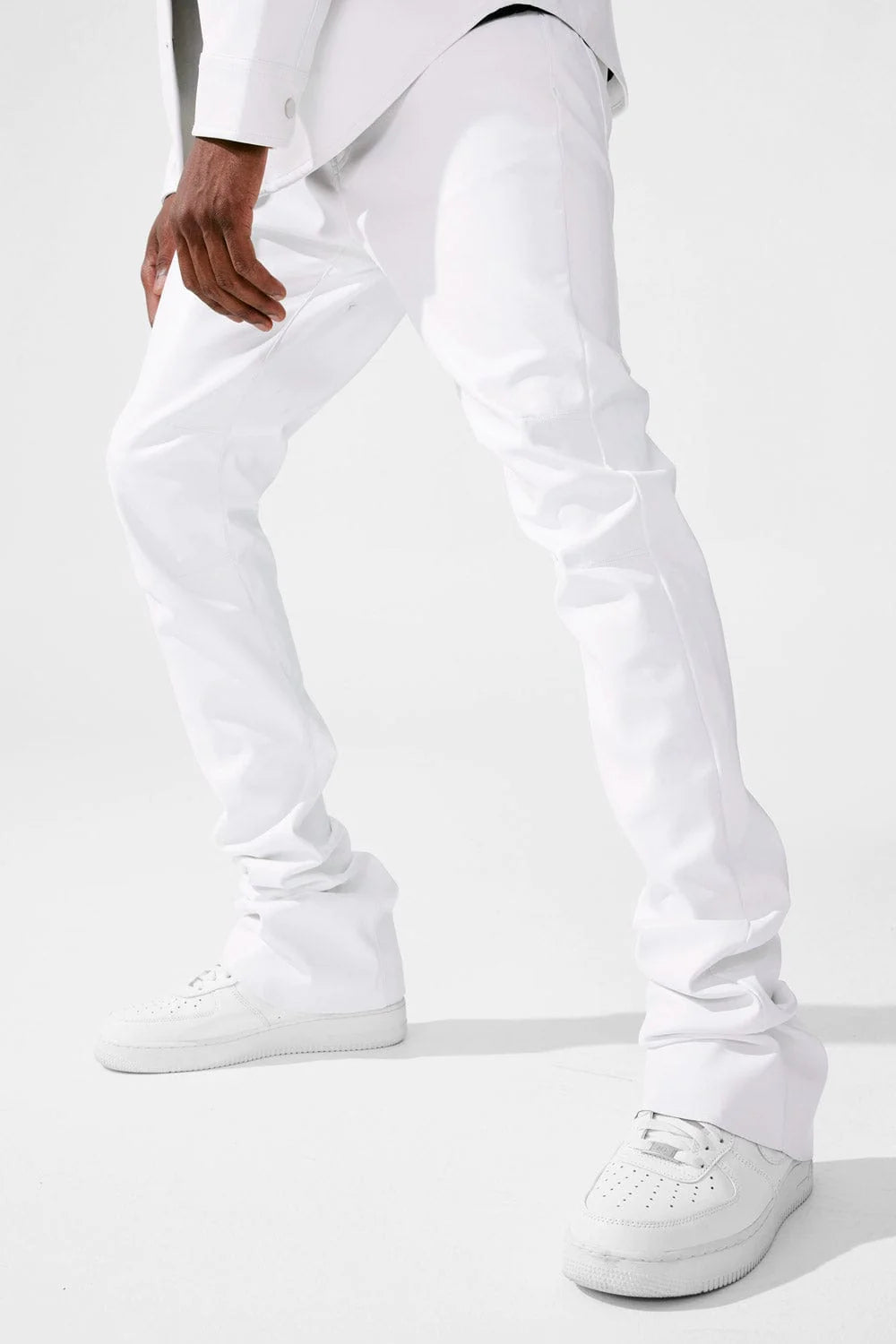 Ross Stacked - Thriller Pants - White