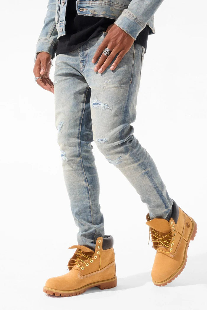 JC - Sean - Meadowlands Monochrome Denim Jeans - Antique