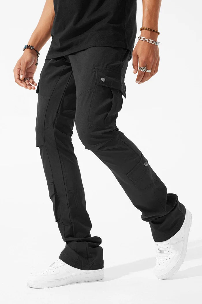 Martin Stacked - Rodeo Cargo Pants - Black