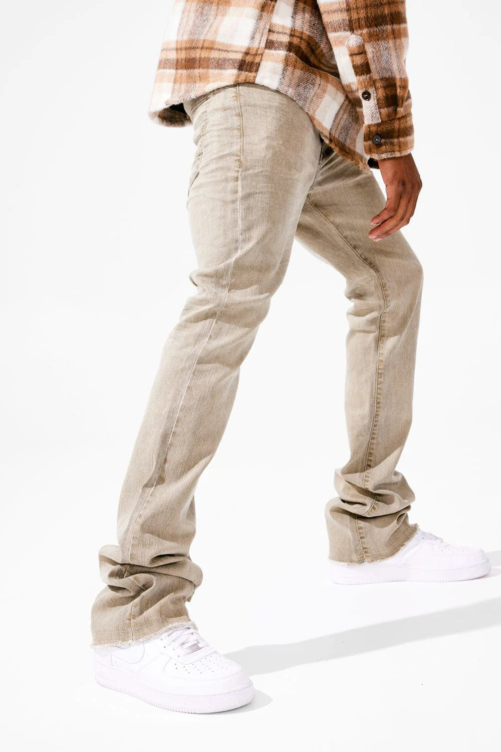 Martin Stacked - Full Bloom Denim Jeans - Open Grey