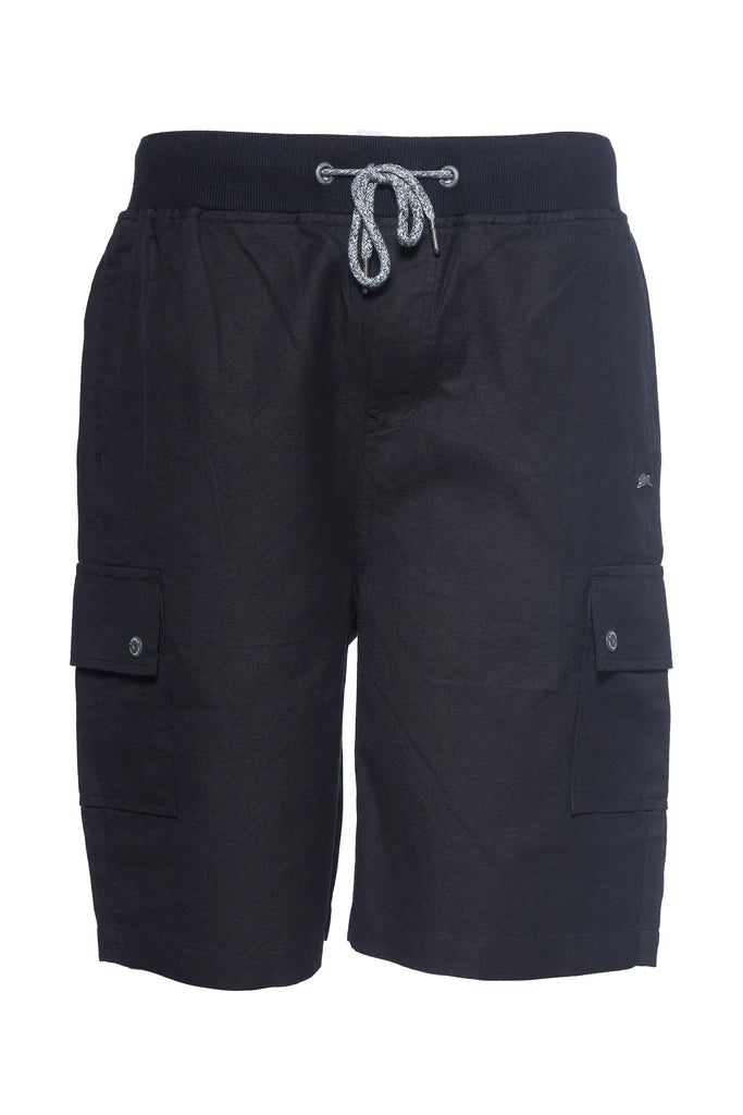 A.Tiziano - Micah | Linen Short (Black Caviar)