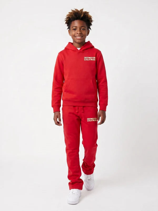 Kids DFG Pullover Hoodie (Red)