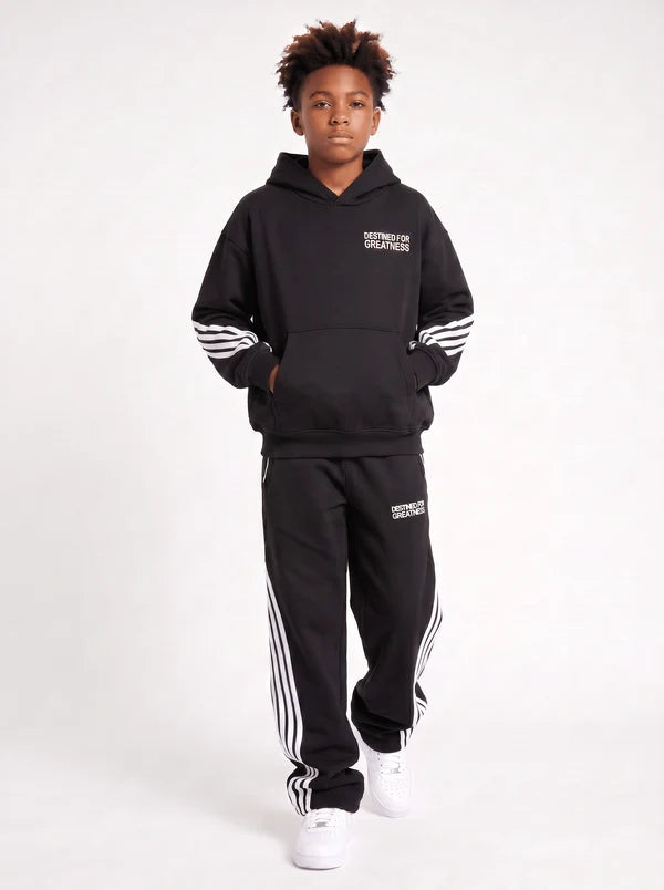 Kids The Beautiful Game Pullover Hoodie (Black)