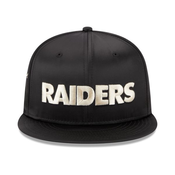 Las Vegas Raiders Satin Script Snapback Hat