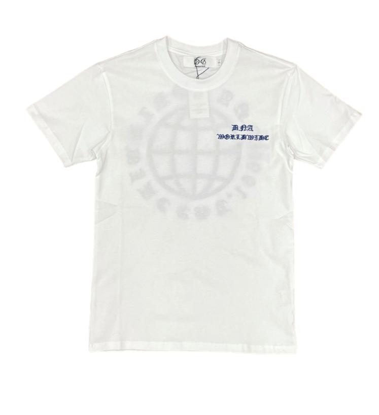 DNA Premium - Worldwide 1990 T-shirt - White/Blue
