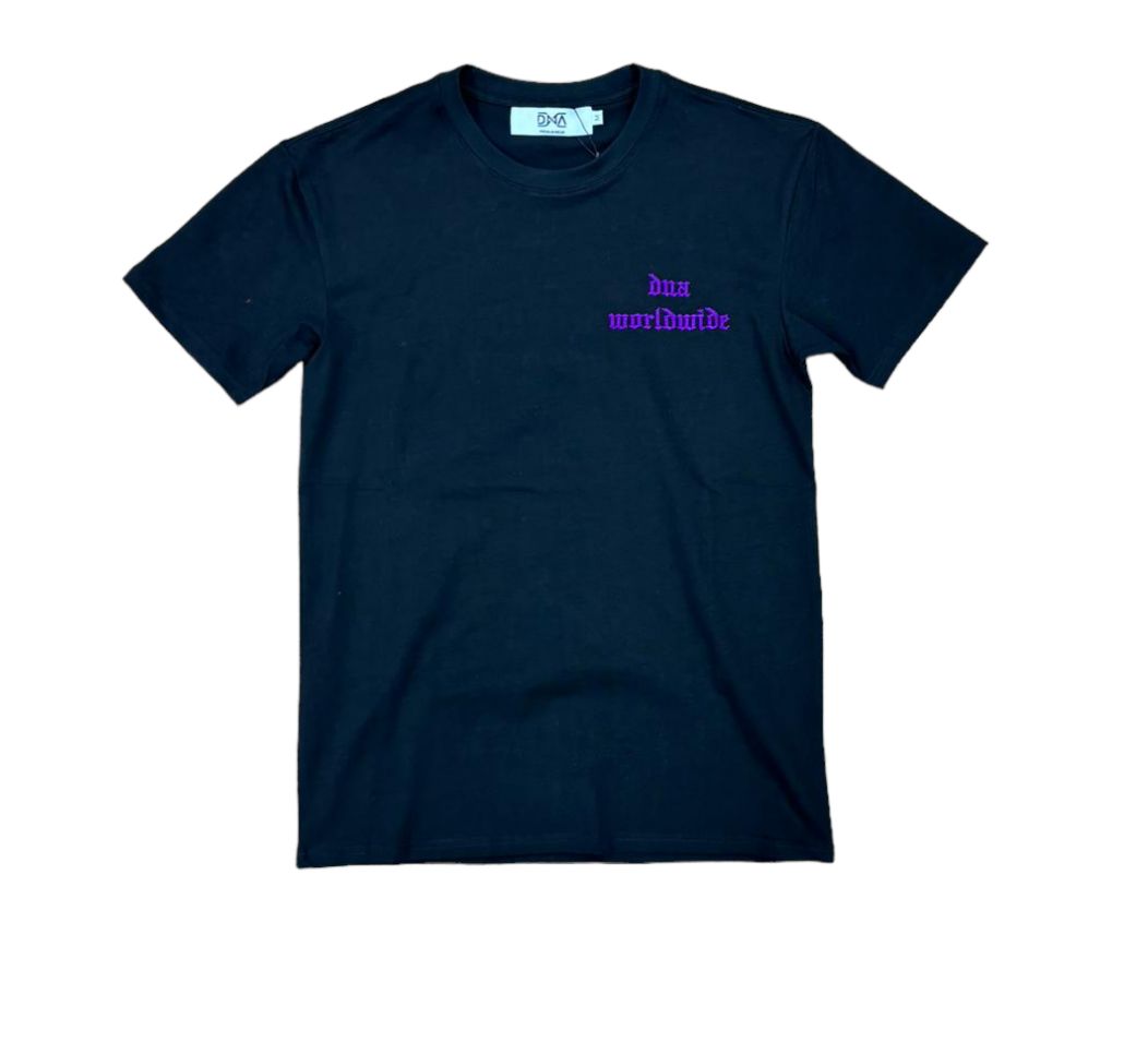 DNA Worldwide T-Shirt - Black/Purple