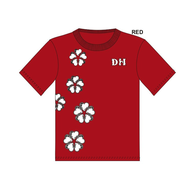 Flower Petals T-Shirt - Red