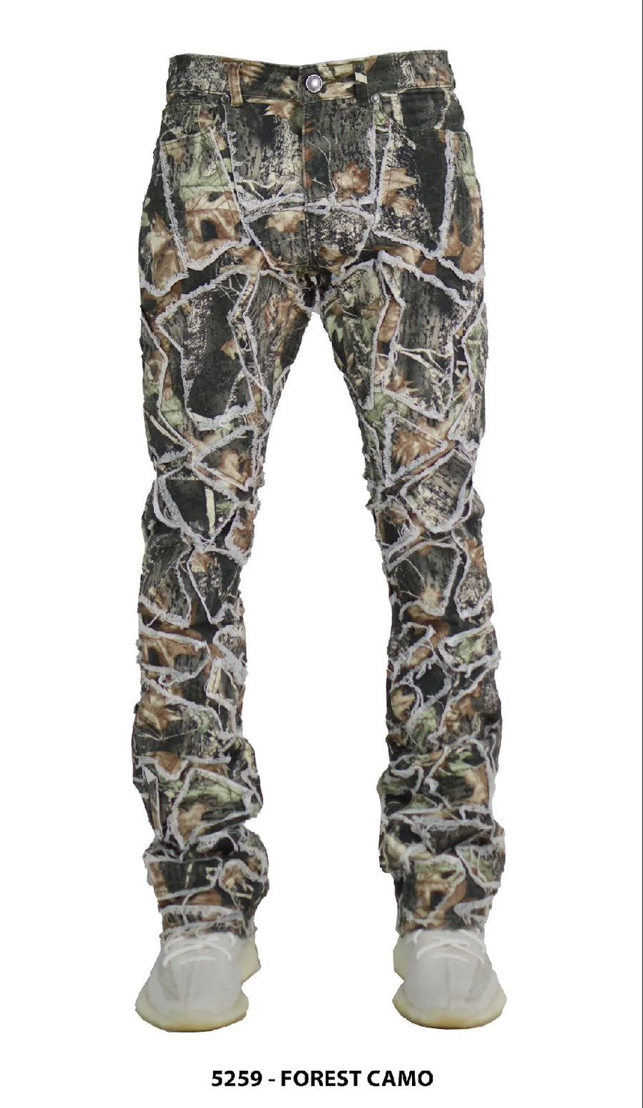 Focus (5259) - Denim Jeans - Forest Camo