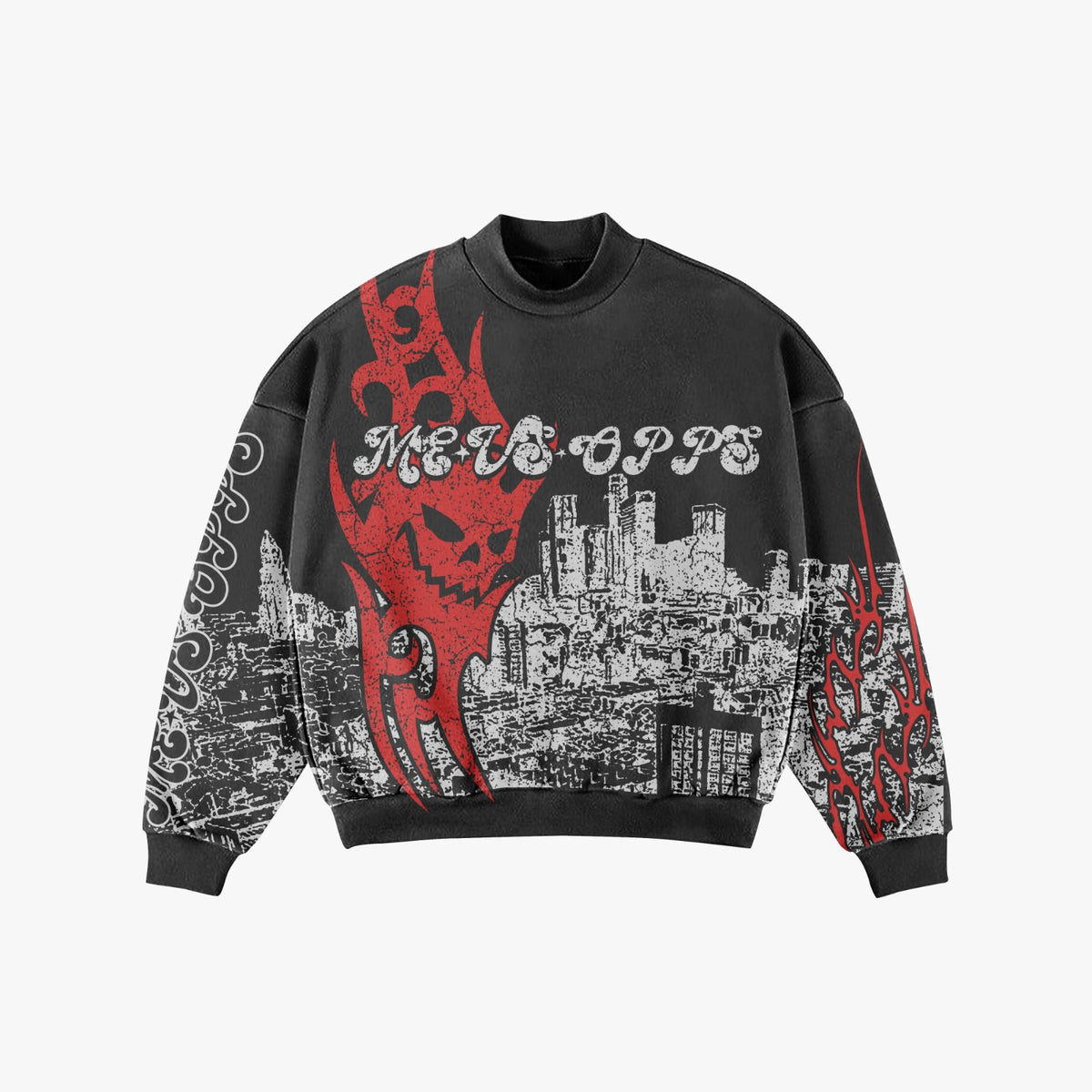 Opps In The City Crewneck (Black)