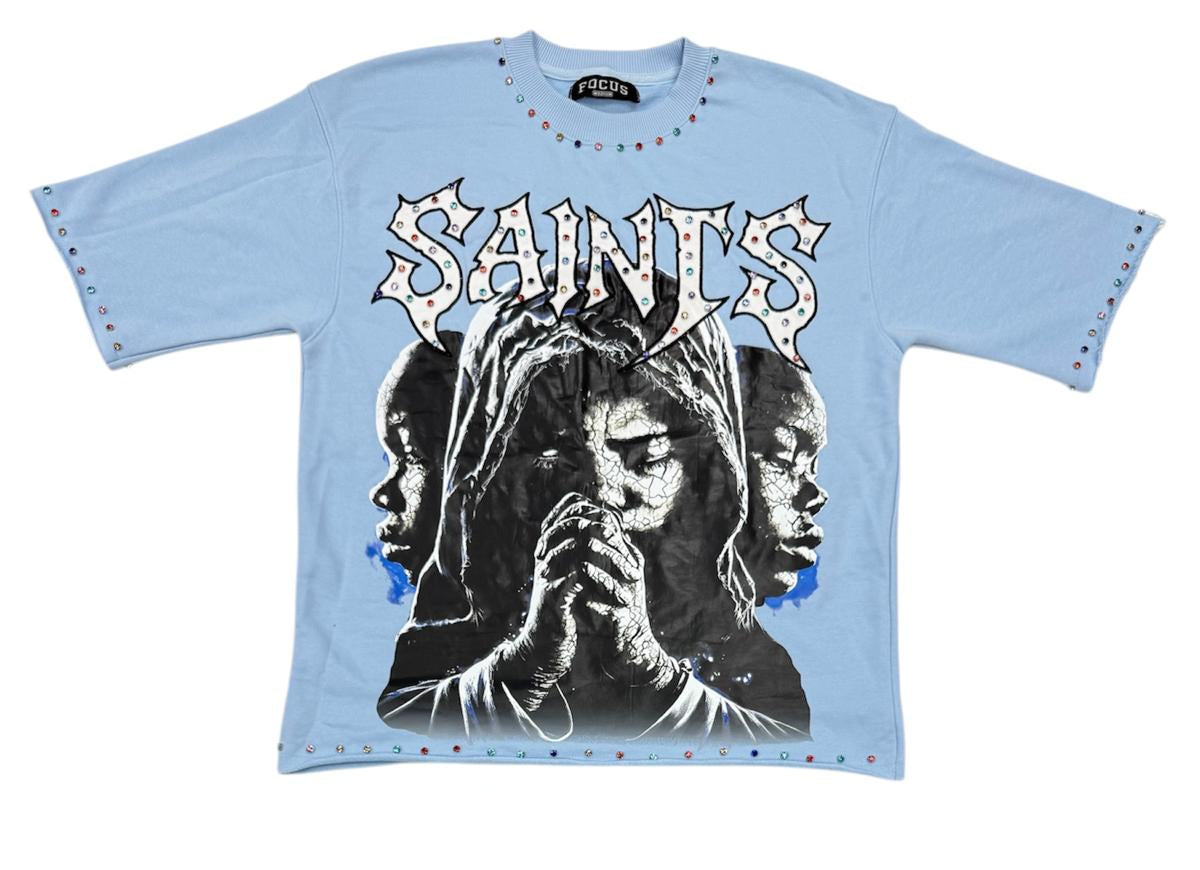 Focus Saints T shirt ( Blue)