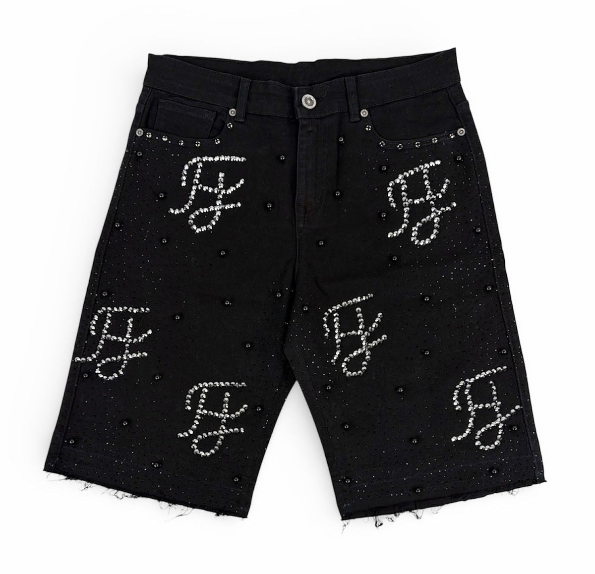 Focus Denim Short (Jet Black)