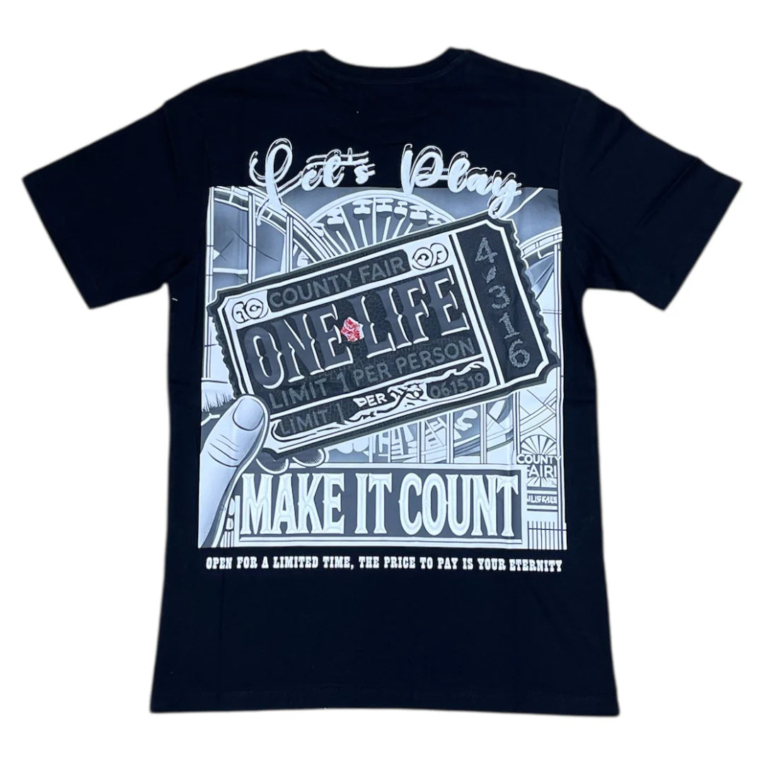 One Life Again T-Shirt (Black)