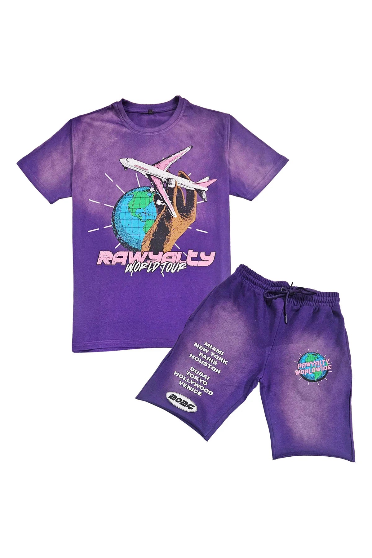 Worldwide Set - Purple Wash