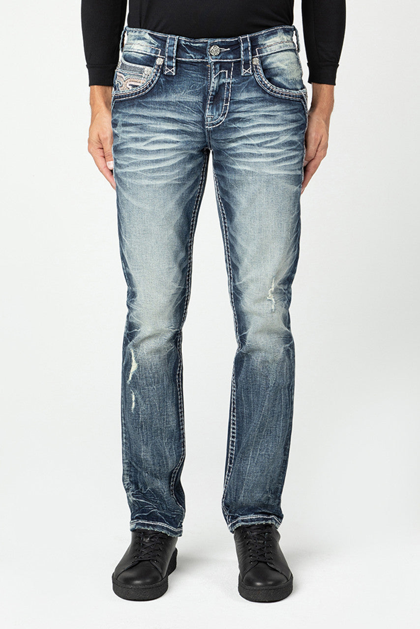 Lyndon A203R ALT Straight Jeans - Silver