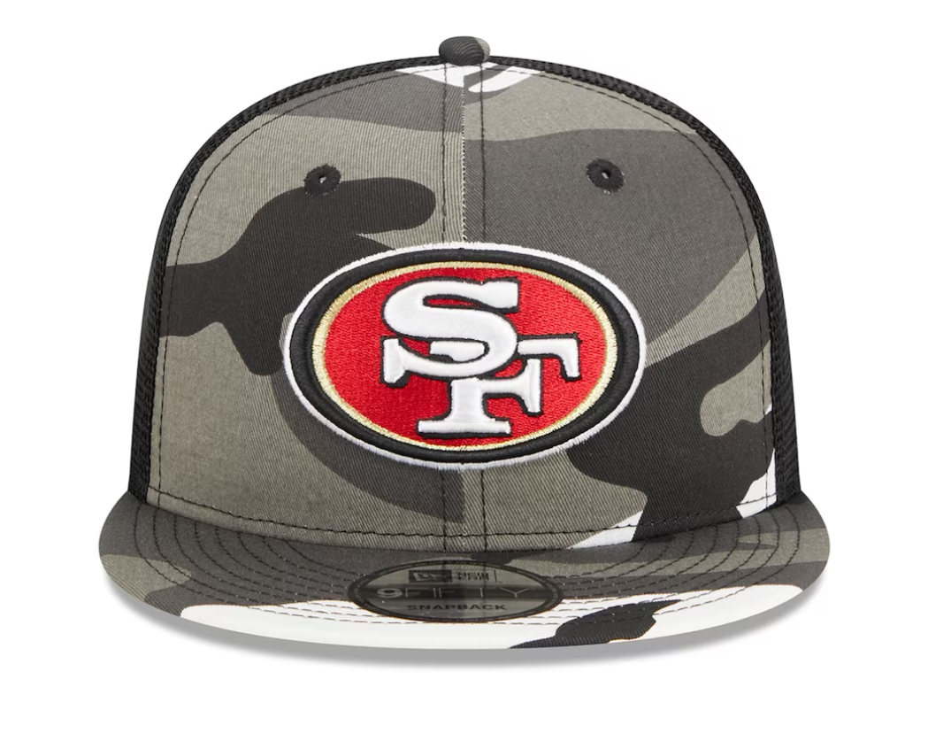 San Francisco 49ers 9FIFTY Camo Trucker Snapback Hat