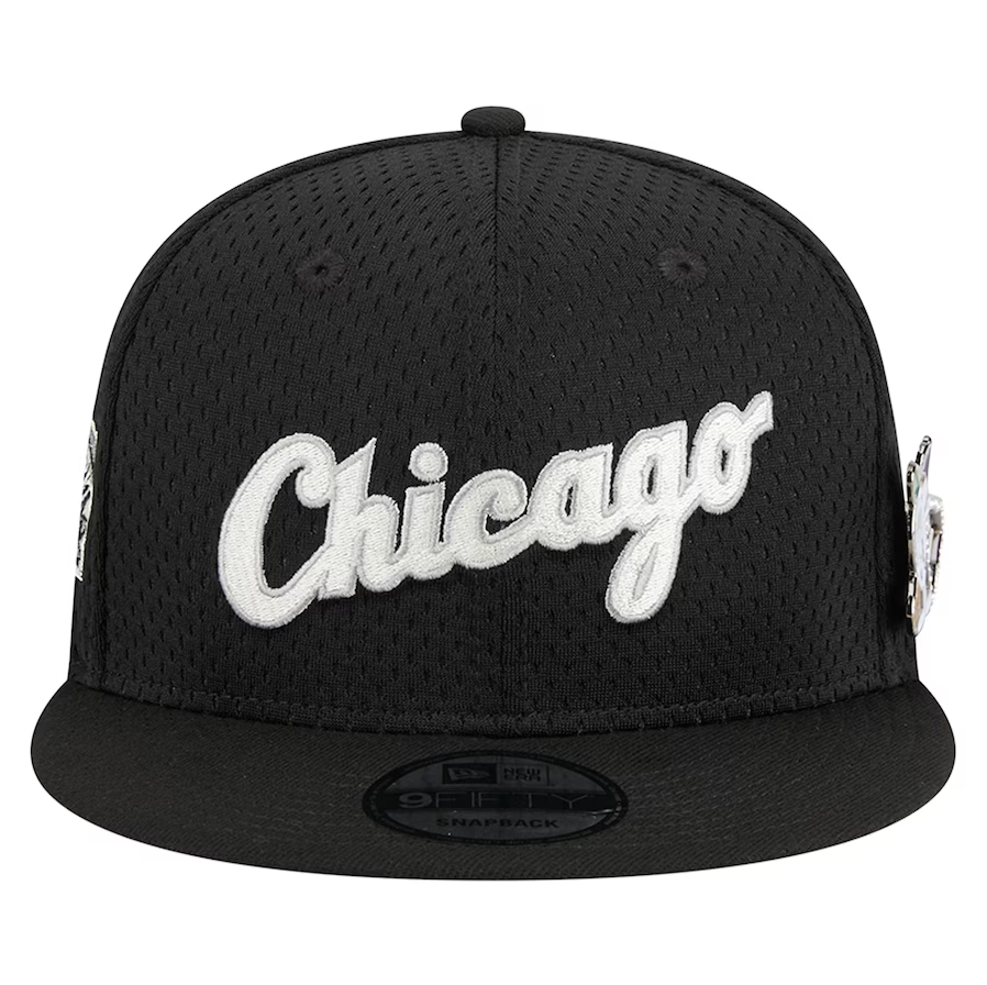 Chicago White Sox Post Up Pin 9FIFTY Snapback Hat