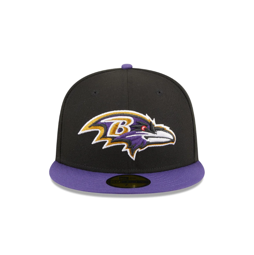 Baltimore Ravens Throwback Hidden Fitted Hat