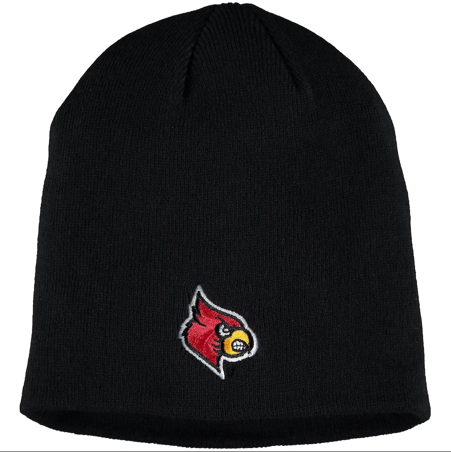 Louisville Cardinals EZDOZIT Knit Beanie - Black