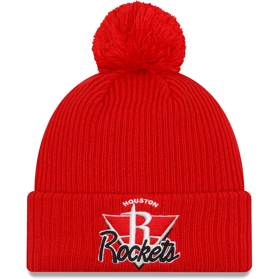 Houston Rockets 2021 Tip-Off Cuffed Knit Pom Hat