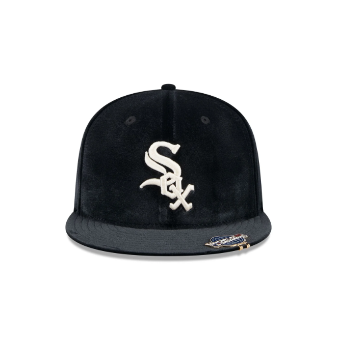 Chicago White Sox Velvet Visor Clip Fitted Hat