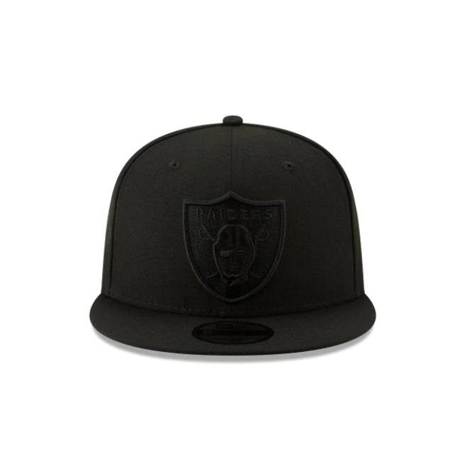 Las Vegas Raiders Basic Black on Black Snapback