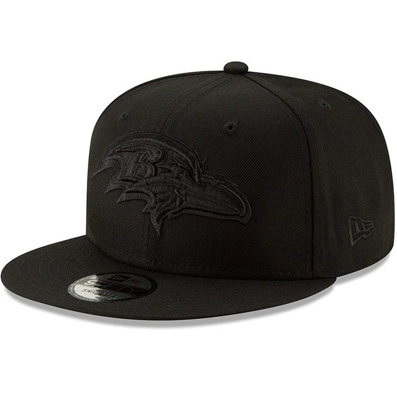 Baltimore Ravens Black on Black Snapback