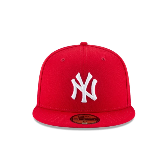 New York Yankees Scarlet Basic Fitted Hat