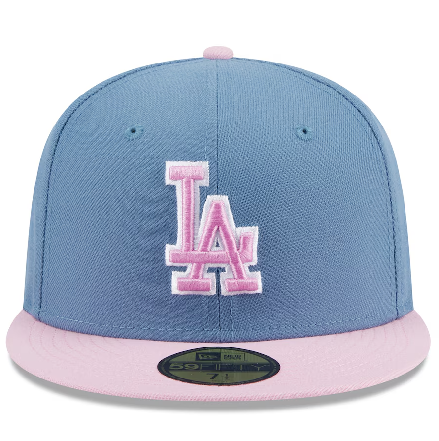 Los Angeles Dodgers Faded Blue Color Pack Fitted Hat