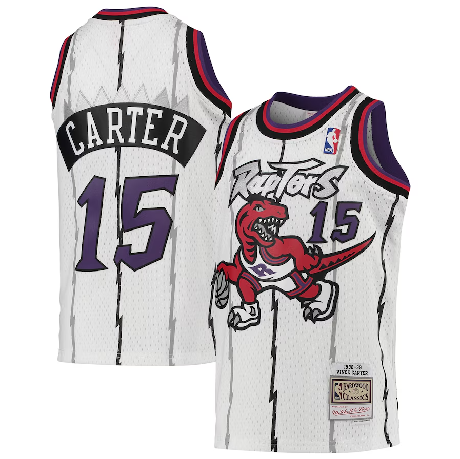 Youth Toronto Raptors Vince Carter 1998-99 Swingman Throwback Jersey