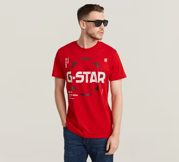 G-Star T-Shirt - Acid Red