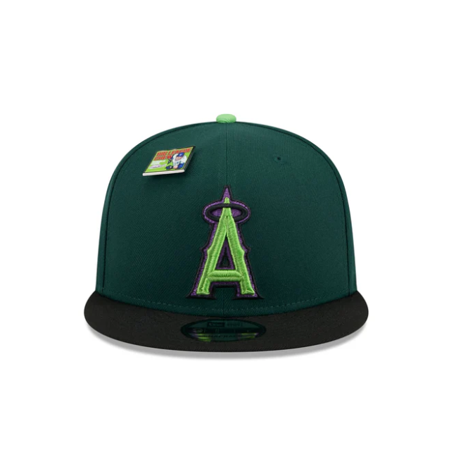 Los Angeles Angels Big League Chew Sour Apple Snapback - Green