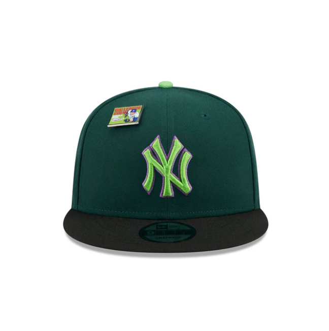 New York Yankees Big League Chew Sour Apple Snapback - Green