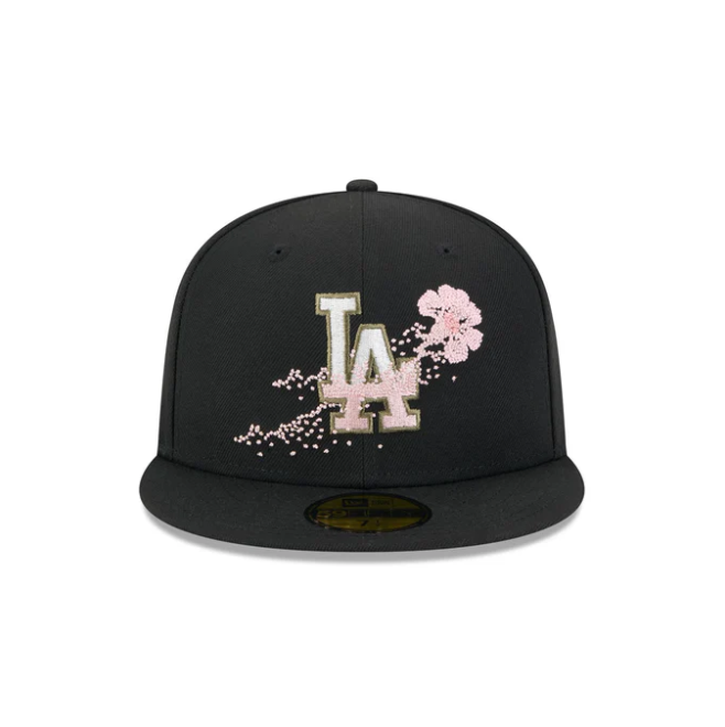 Los Angeles Dodgers Dotted Floral Fitted Hat