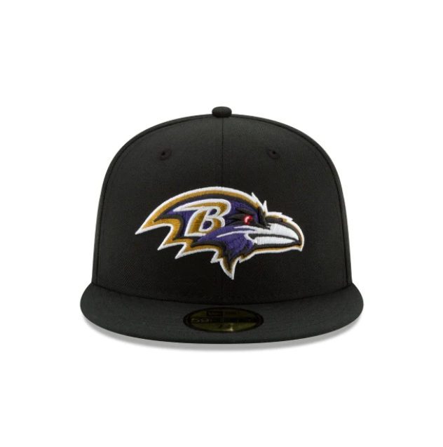 Black 59FIFTY Fitted - Baltimore Ravens