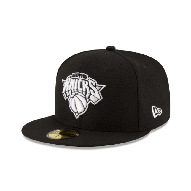 Black & White 59FIFTY Fitted - New York Knicks