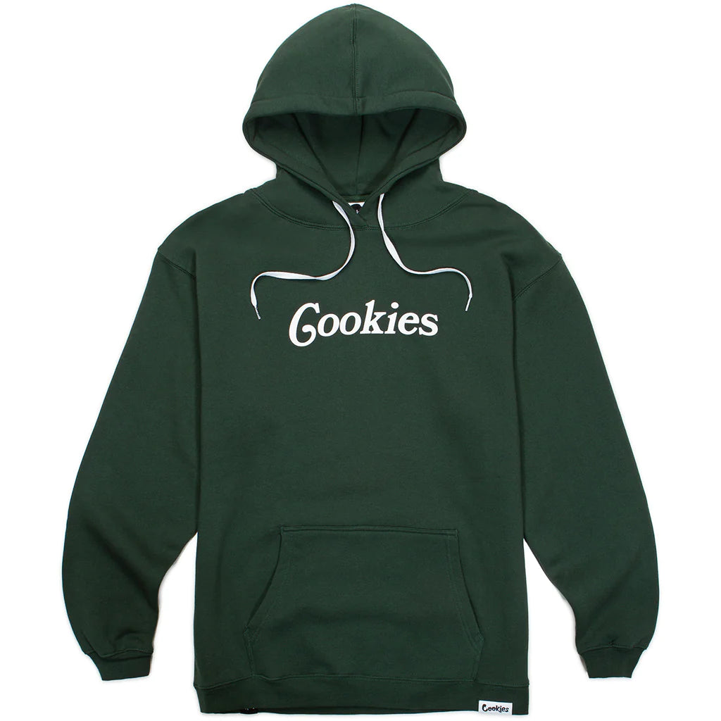 Smell The Flowers Pullover Hoodie - Forest Green