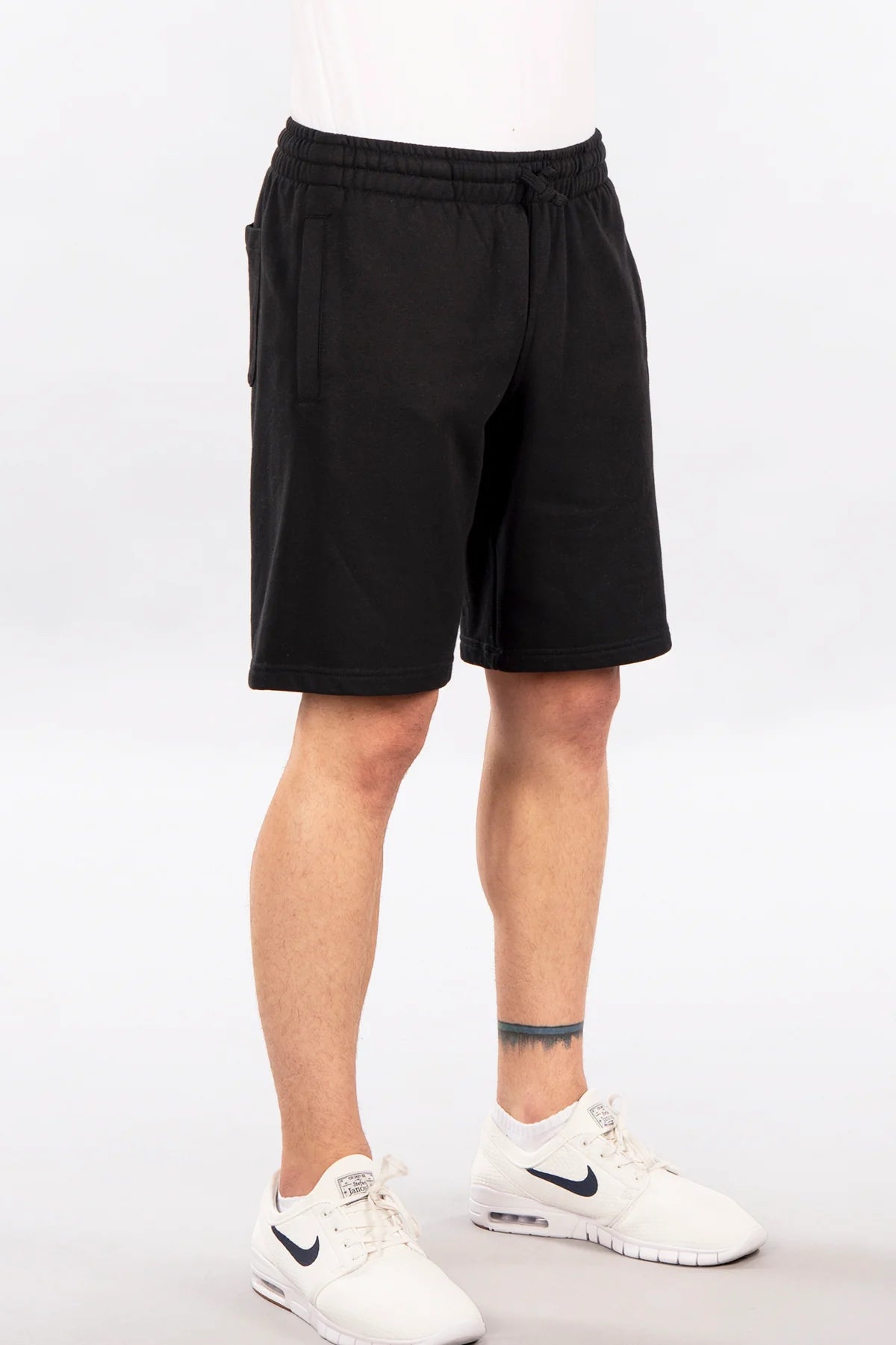 Terry Fleece Shorts - Black