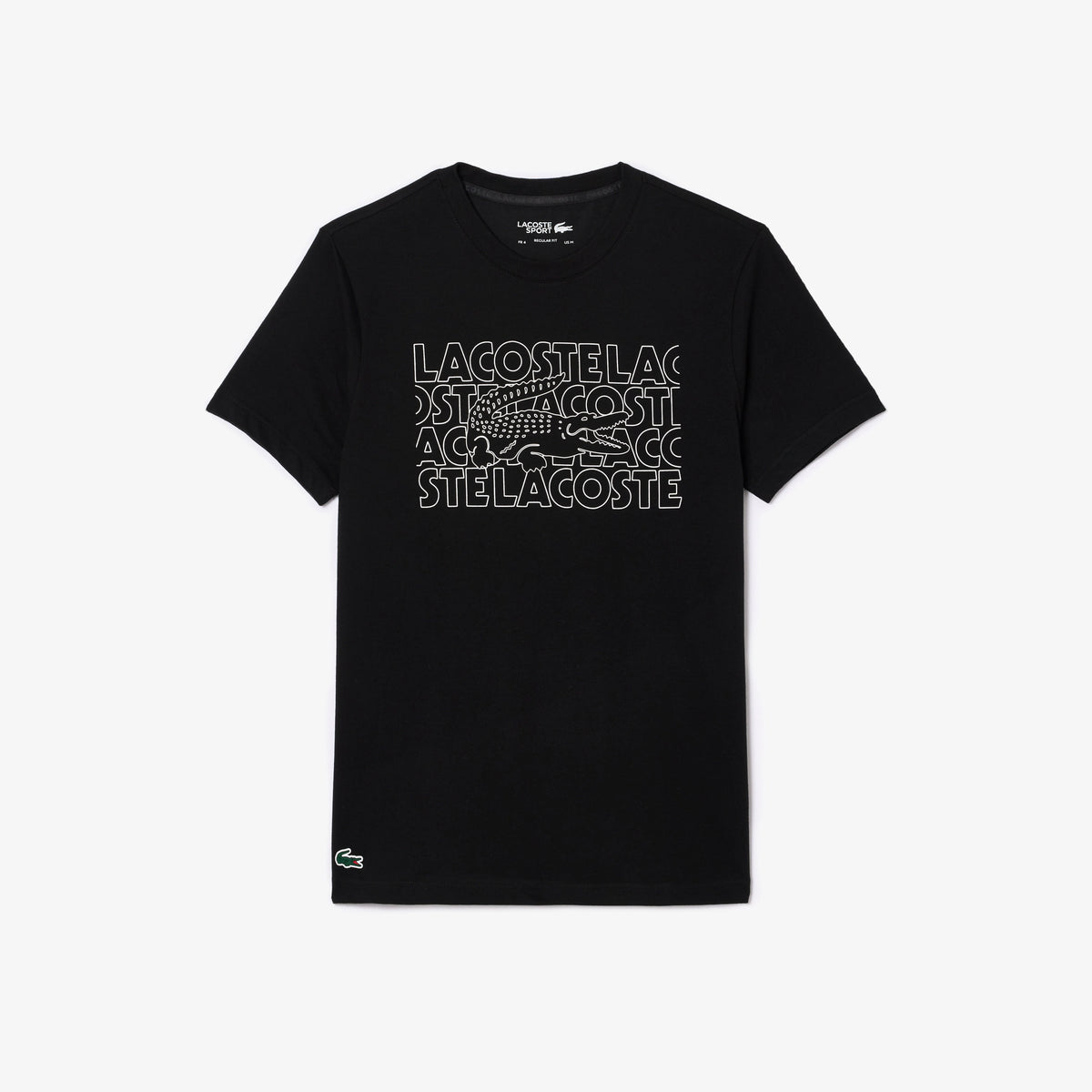 Ultra-Dry Printed Sport T-Shirt - Black