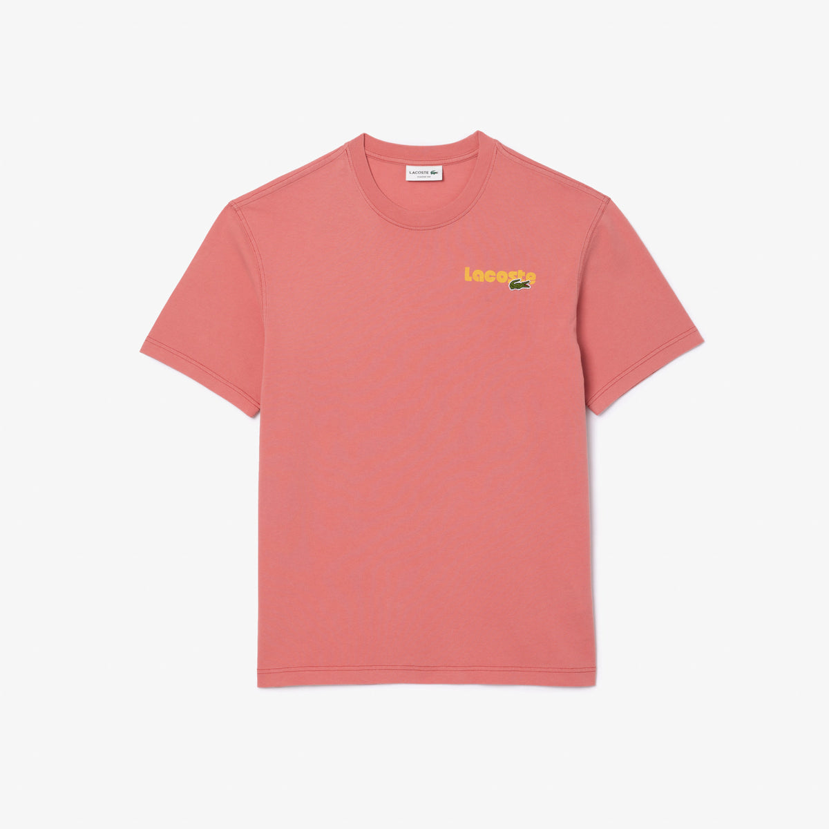 Washed Effect T-Shirt - Pink